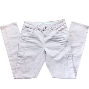 Dkny jeans Soho skinny pink size 4 mid-low rise in powder soft pink soft girl